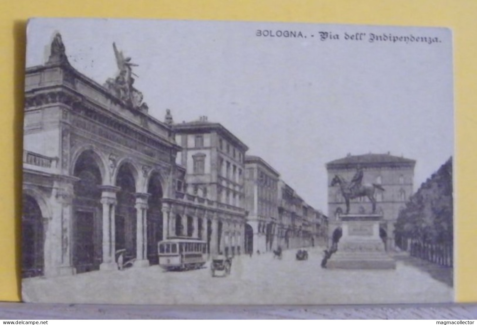 (BOL3) BOLOGNA  VIA DELL' INDIPENDENZA - VIAGGIATA 1918 - Bologna
