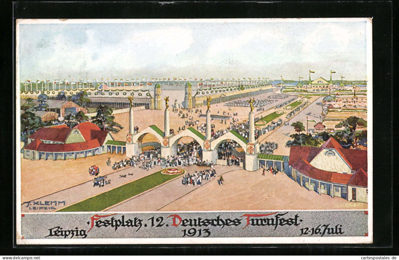 AK Leipzig, Festplatz, 12. Deutsches Turnfest 1913  - Sonstige & Ohne Zuordnung