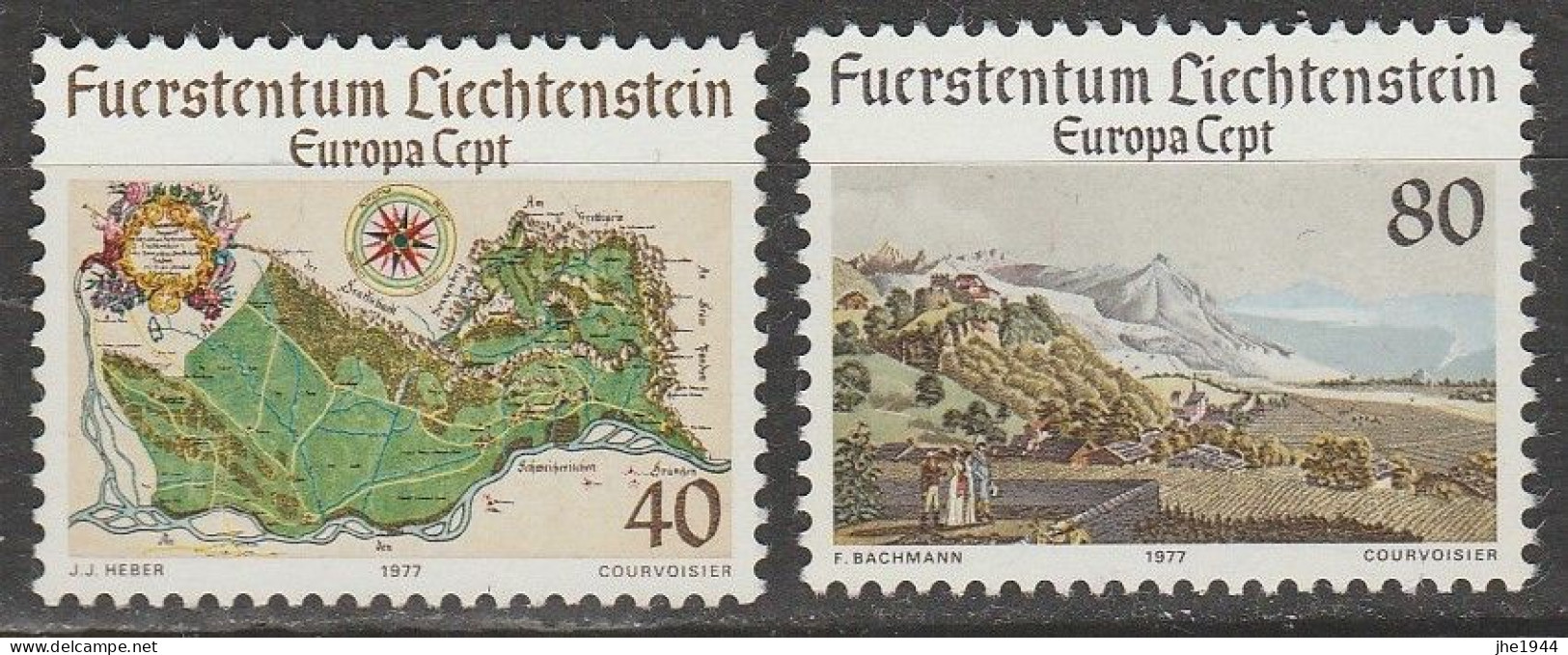 Europa 1977 Paysages Voir liste des timbres à vendre **