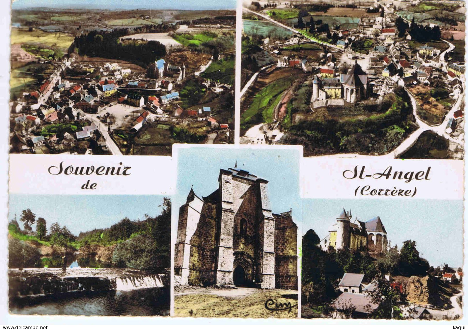 CORREZE -Souvenir De St-ANGEL En 5 Vues - Combier Imp. - " CIM " - Other & Unclassified