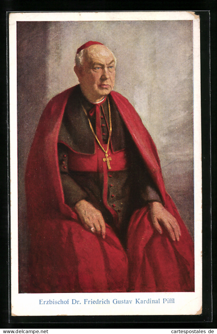 AK Erzbischof Dr. Friedirch Gustav Kardinal Piffl  - Other & Unclassified