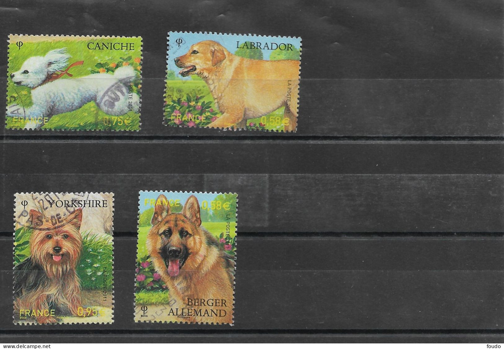 FRANCE 2011 -  N°YT 4545 4548 - Used Stamps