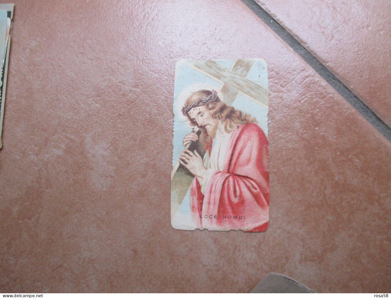 Preghiera Di Leone XIII ECCE HOMO! Sagomato - Devotion Images