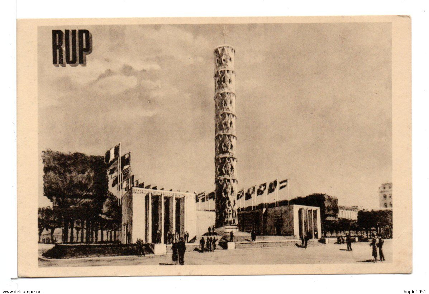 CP - EXPO PARIS 1937 - PAVILLON DE LA PAIX - Expositions