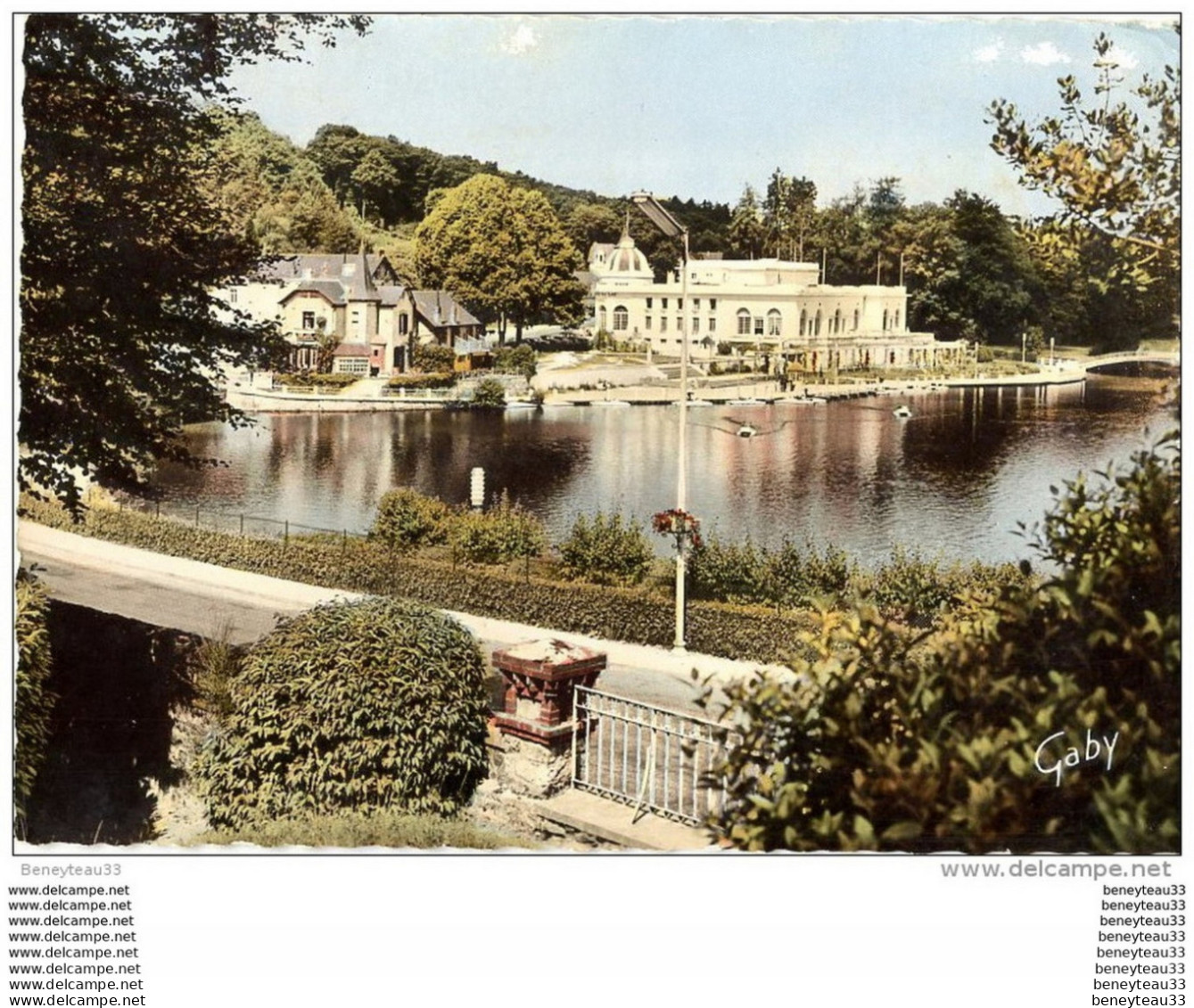 CPSM (Réf : H783) BAGNOLES-DE-L'ORNE (ORNE 61) Le Casino Et Le Lac - Bagnoles De L'Orne