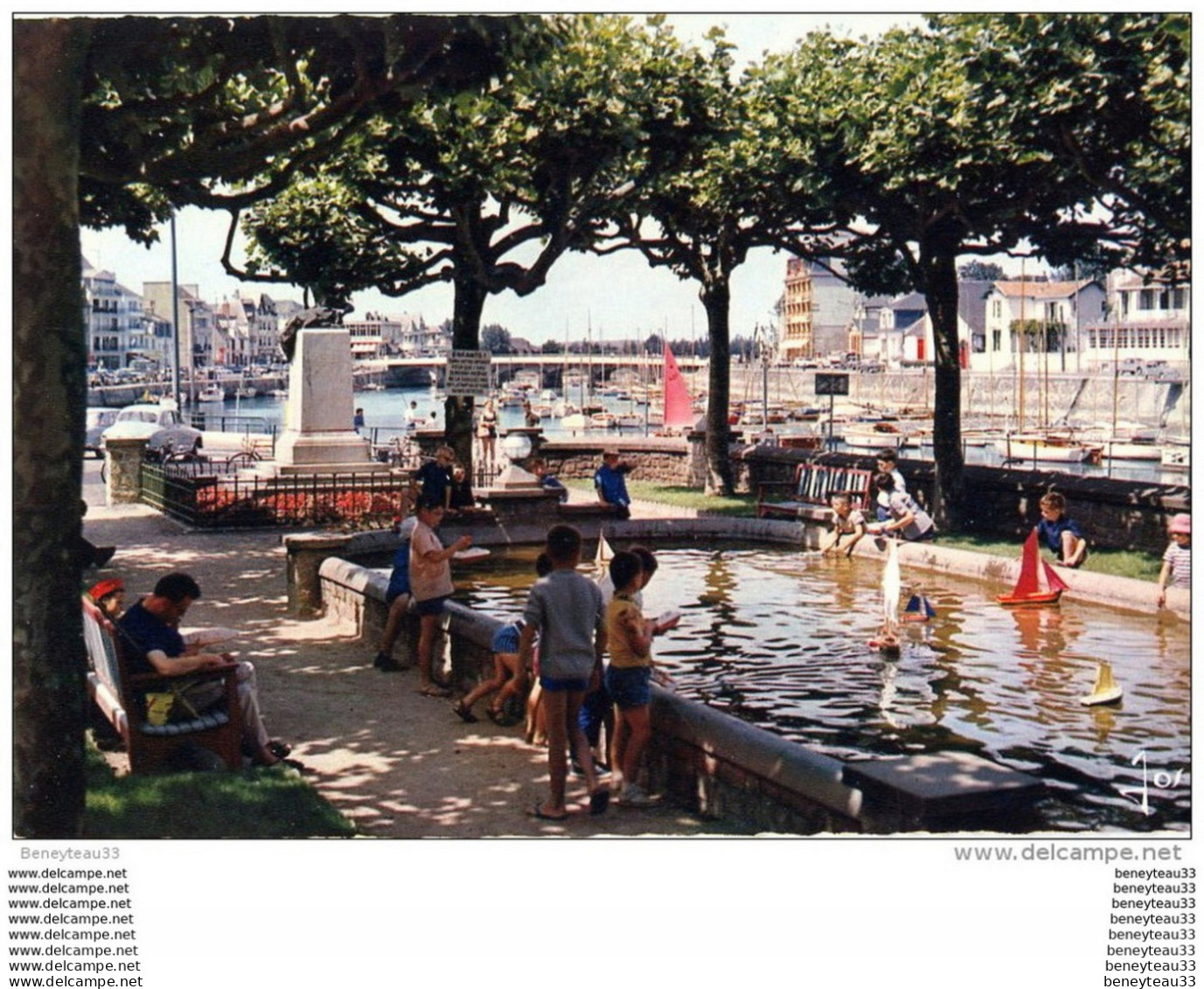 CPSM (Réf : H805) LE POULIGUEN (LOIRE-ATLANTIQUE 44) MX 9062 Le Bassin Des Enfants Sur La Promenade - Le Pouliguen