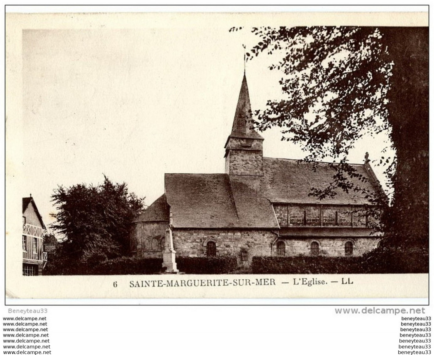 CPA (Réf : I539) 6. SAINTE-MARGUERITE-SUR-MER  (SEINE-MARITIME 76) L'Église - LL - Altri & Non Classificati