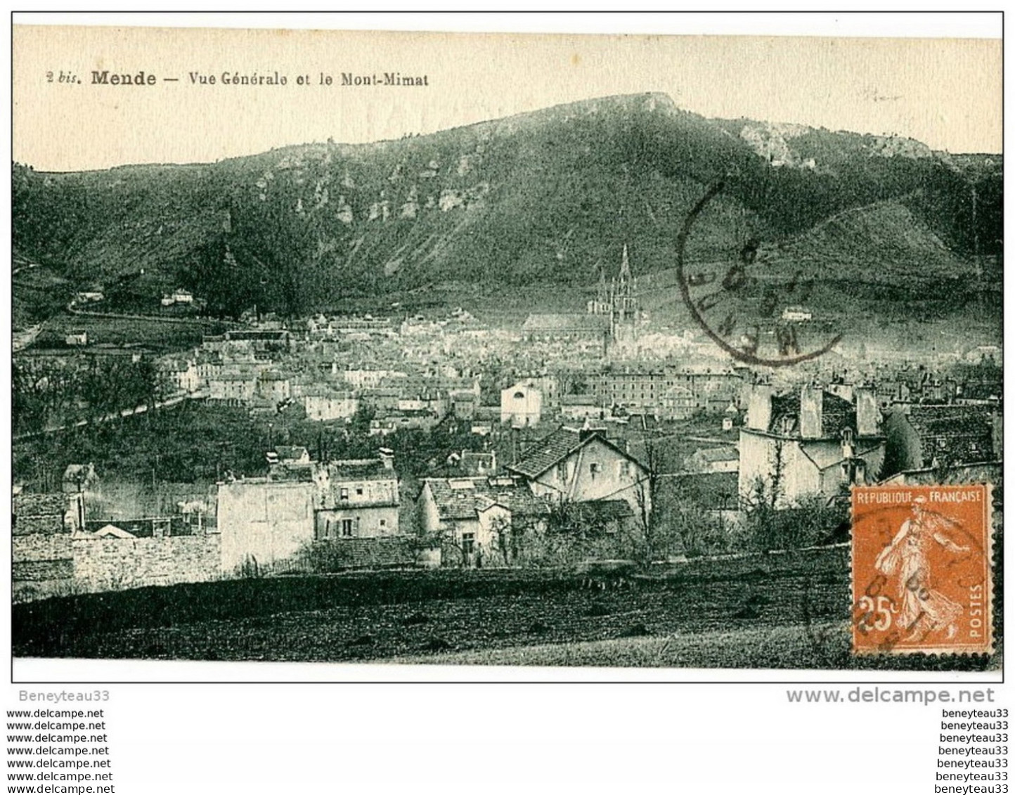 CPA (Réf : I557) MENDE (LOZÈRE 48)  Vue Générale Et Le Mont-Mimat - Mende