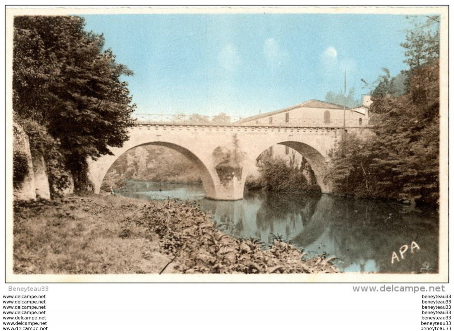 CPA (Réf :  I568) 1. LAVARDAC (LOT Et  GARONNE 47) Pont Sur La Baïse - Lavardac