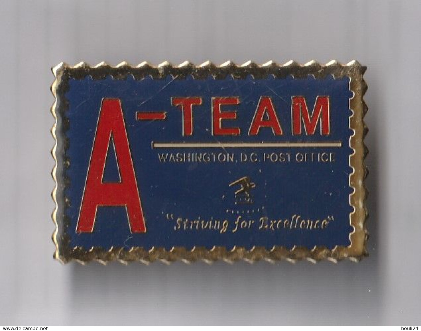 PIN'S THEME POSTE AMERICAIN  TIMBRE  A TEAM  WASHINGTON POST OFFICE - Mail Services