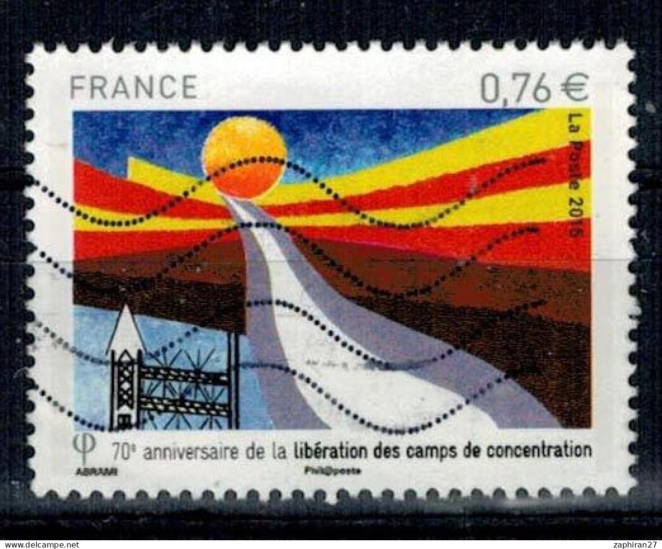 2015 N 4948 LIBERATION DES CAMPS OBLITERE  #234# - Used Stamps