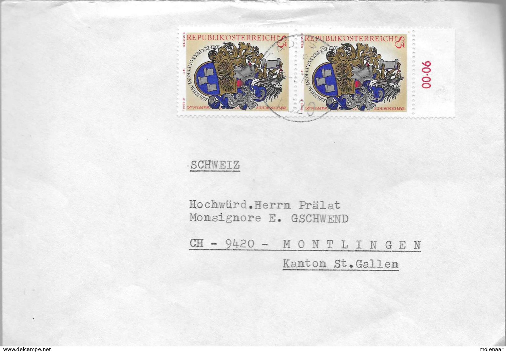 Postzegels > Europa > Oostenrijk > 1945-.... 2de Republiek > 1971-1980 > Brief Met 2x No. 1601 (17739) - Unused Stamps