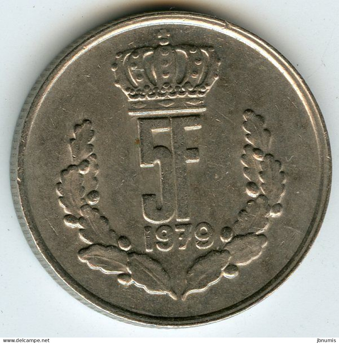 Luxembourg 5 Francs 1979 KM 56 - Luxemburg