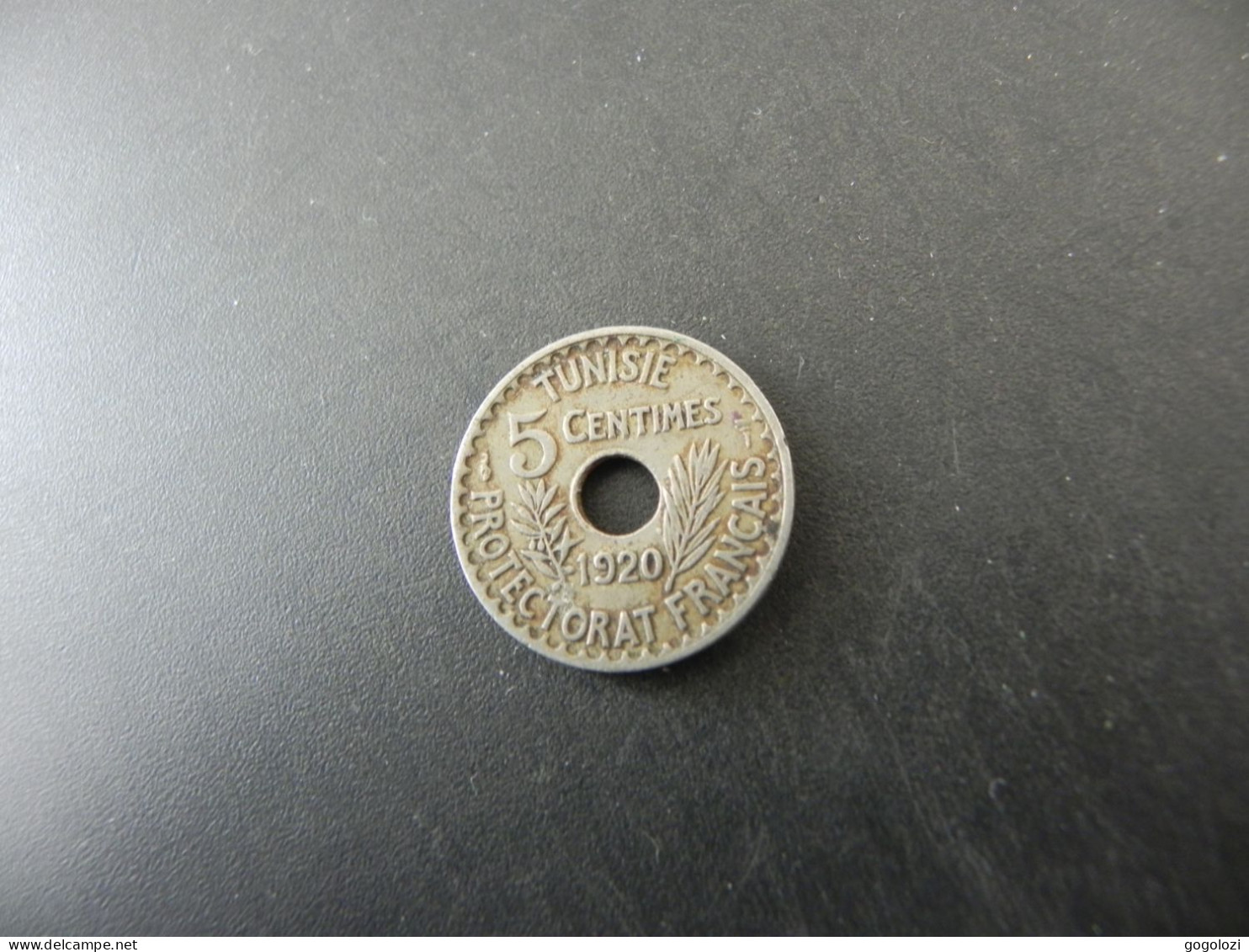 Tunisia 5 Centimes 1920 - Tunisia