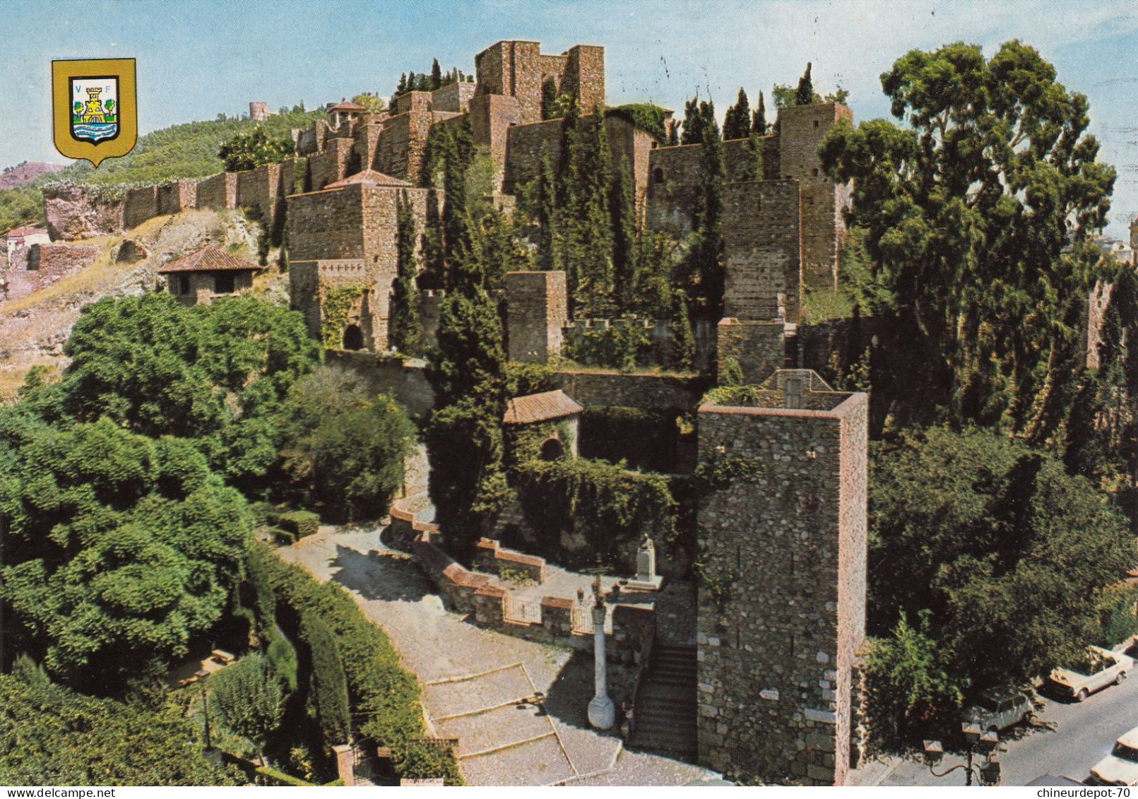 Malaga Vue Générale De L'alcazaba - Other & Unclassified