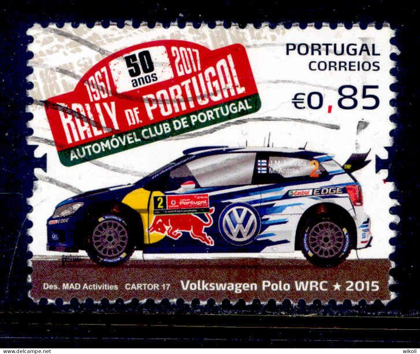 ! ! Portugal - 2016 Portugal Rallye - Af. 4841 - Used - Oblitérés