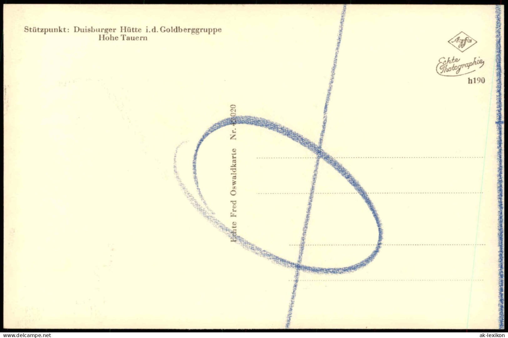 Ansichtskarte Kärnten Schareck Gipfelkreuz Goldberggruppe Hohe Tauern 1951 - Other & Unclassified