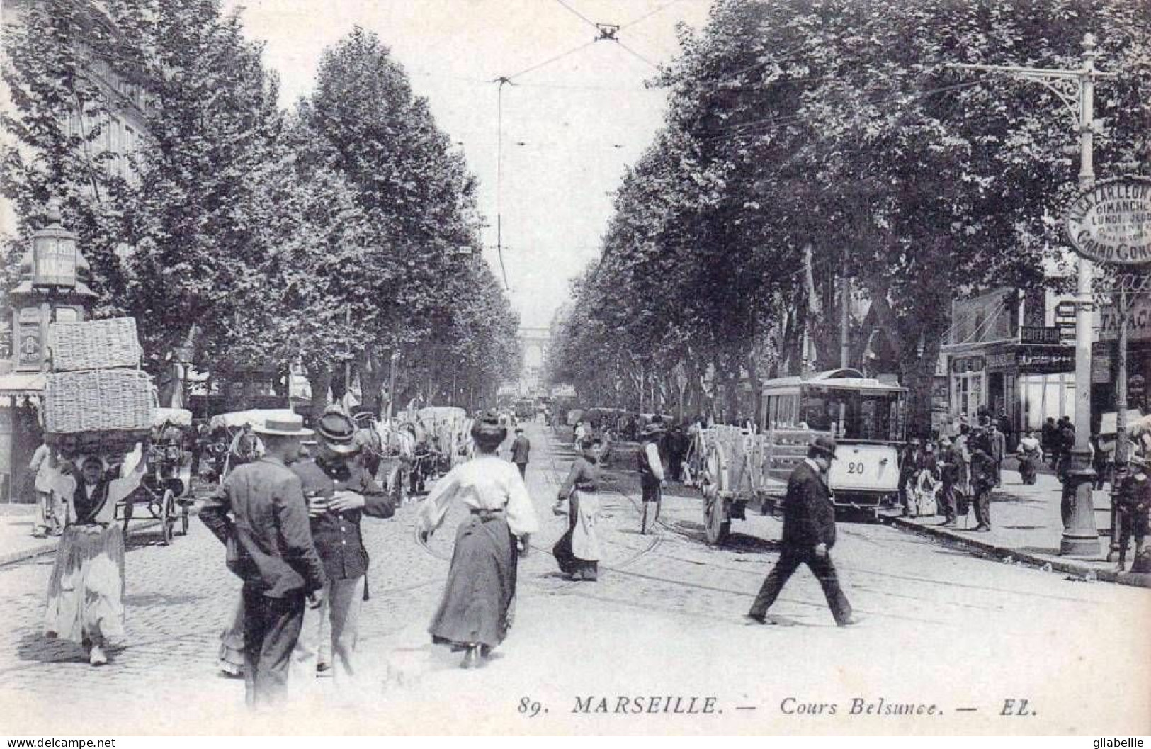 13 - MARSEILLE -  Le Cours Belsunce - The Canebière, City Centre