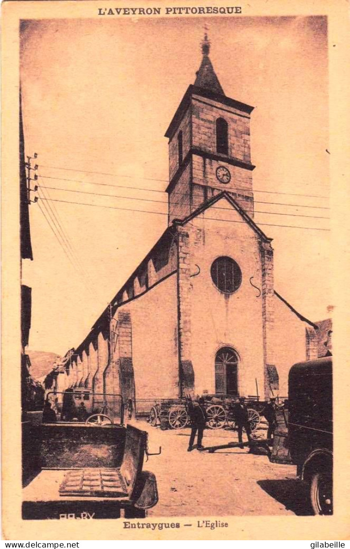12 - Aveyron - ENTRAYGUES Sur TRUYERE -  L église - Other & Unclassified