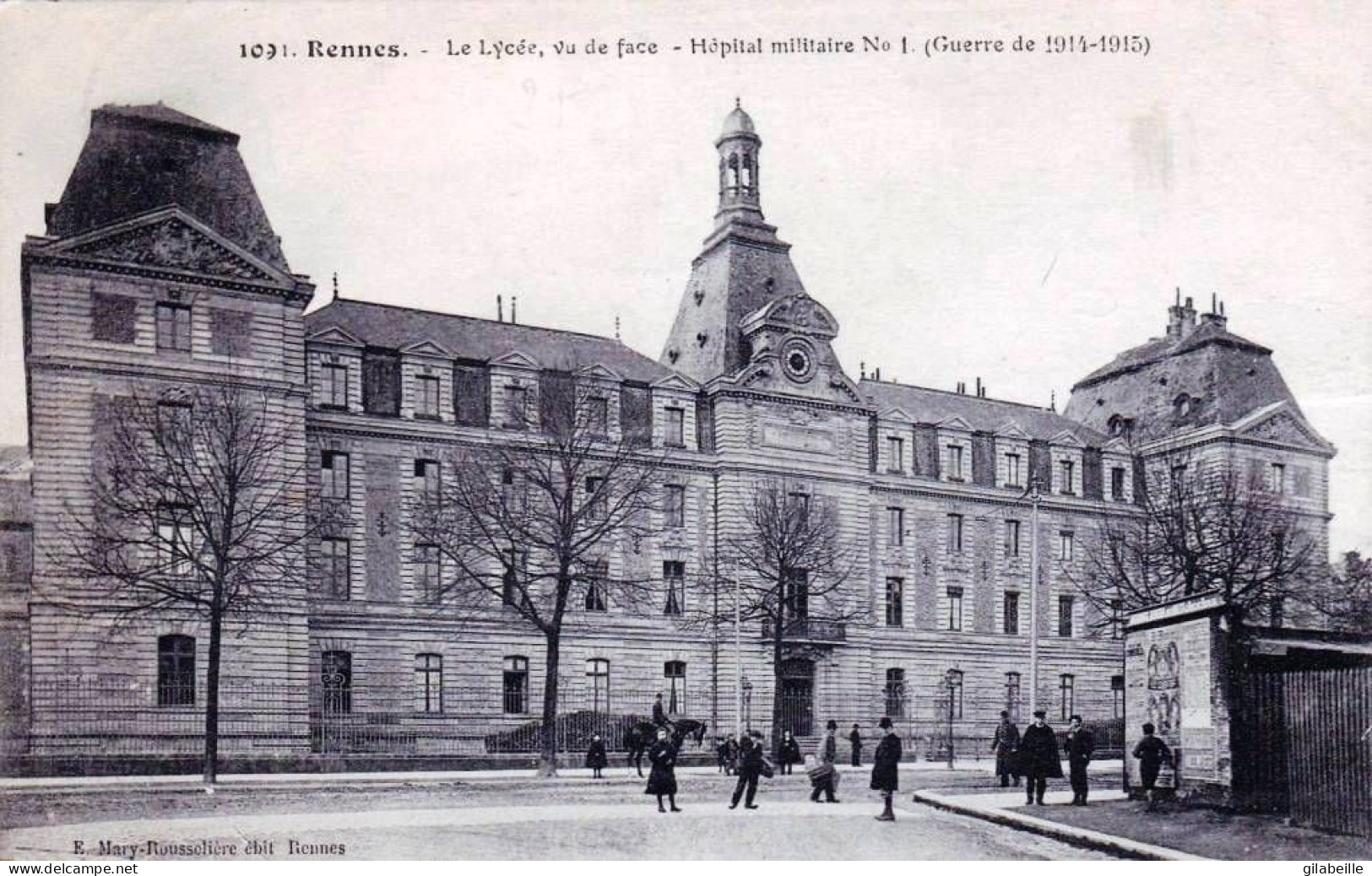 35 - Ille Et Vilaine -  RENNES - Le Lycée - Hopital Militaite Pendant La Guerre De 1914 - Rennes