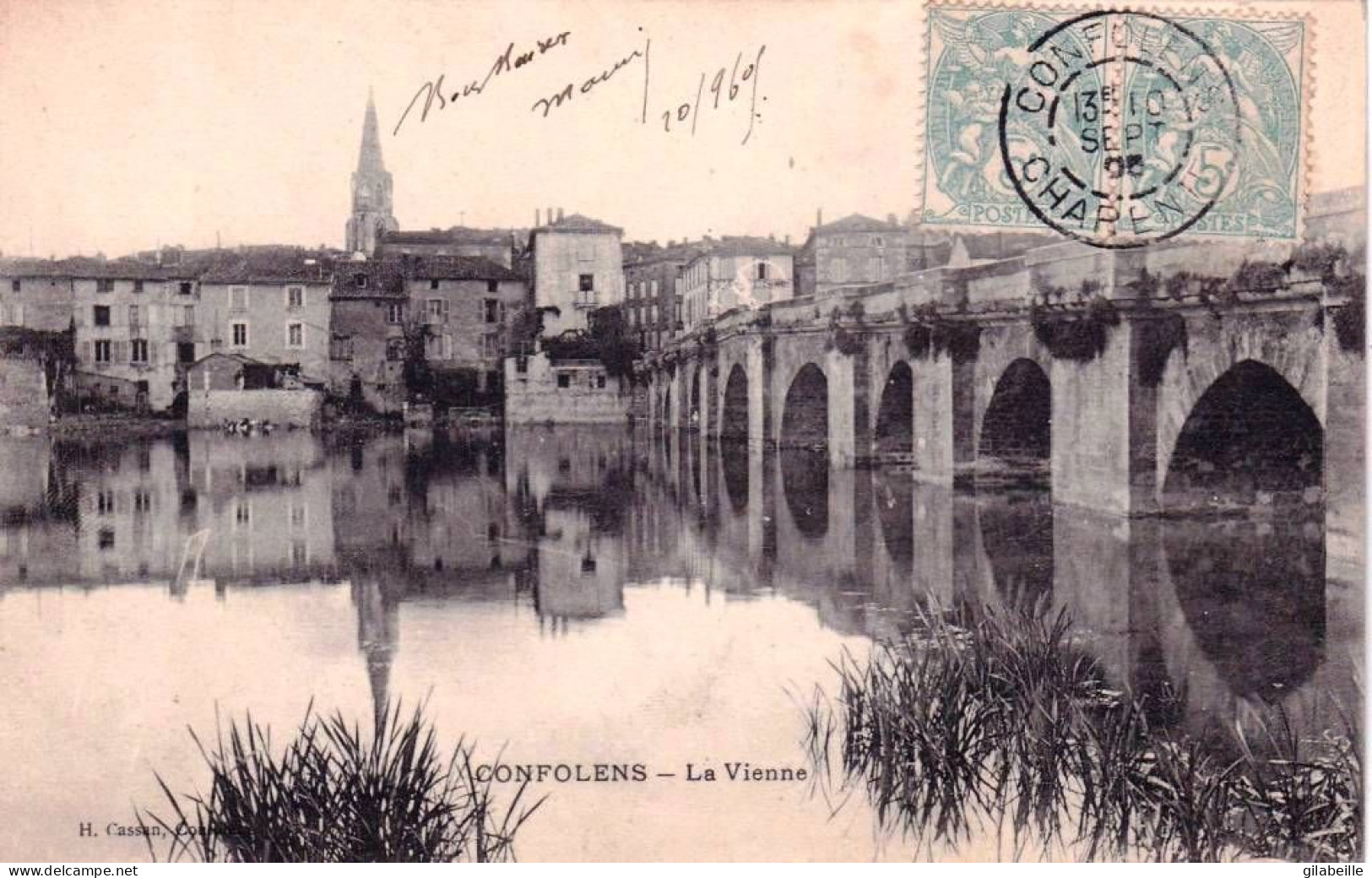 16 - Charente -  CONFOLENS -  La Vienne - Confolens
