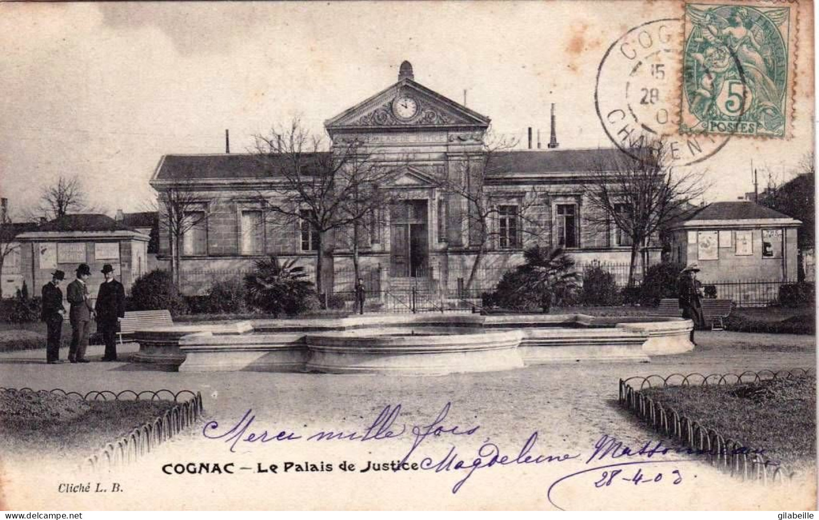 16 - Charente -  COGNAC -  Le Palais De Justice - Cognac