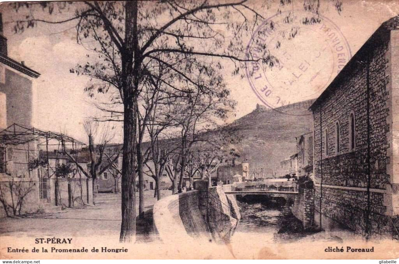 07 -  Ardeche - SAINT PERAY - Entrée De La Promenade De Hongrie - Saint Péray