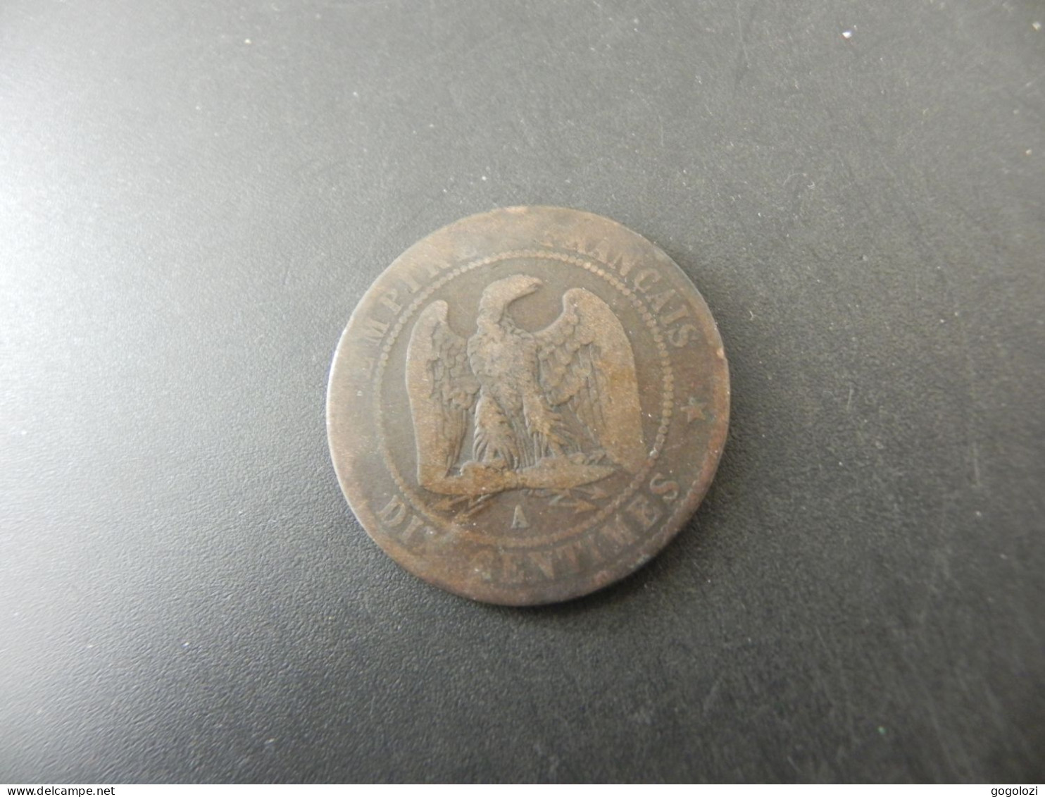France 10 Centimes 1855 A - 10 Centimes