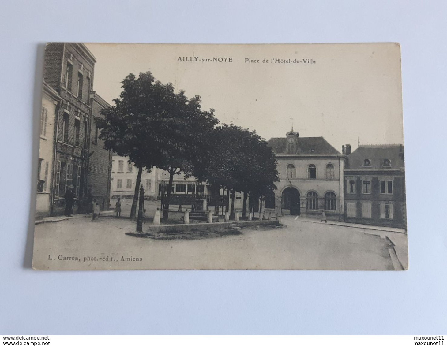 80 - Somme - Ailly Sur Noye Place De L'Hôtel De Ville .. Lot85 . - Ailly Sur Noye