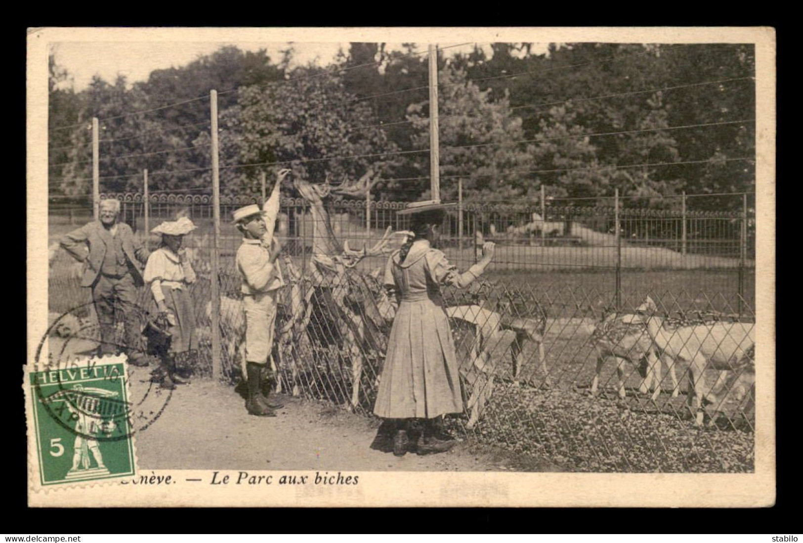 SUISSE - GENEVE - LE PARC AUX BICHES - Other & Unclassified