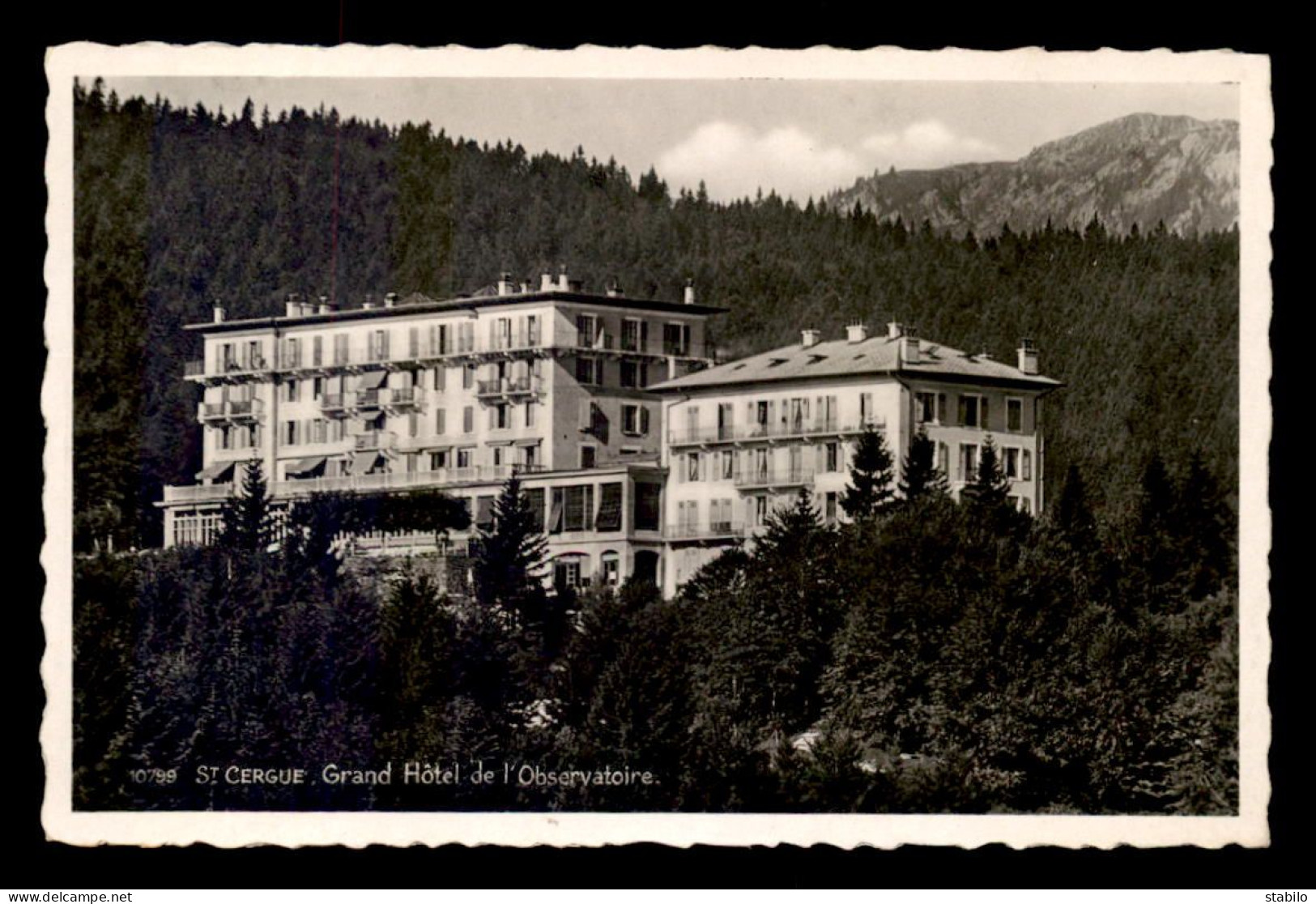 SUISSE - ST-CERGUE - GRAND HOTEL DE L'OBSERVATOIRE - Sonstige & Ohne Zuordnung