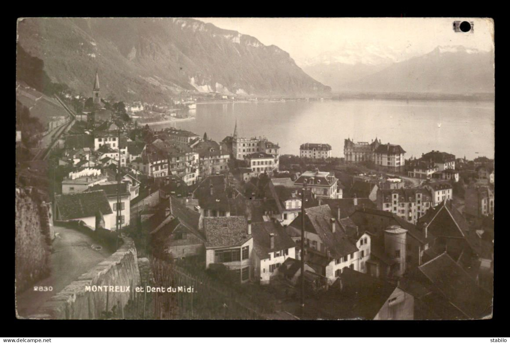 SUISSE - MONTREUX ET DENT DU MIDI - Andere & Zonder Classificatie