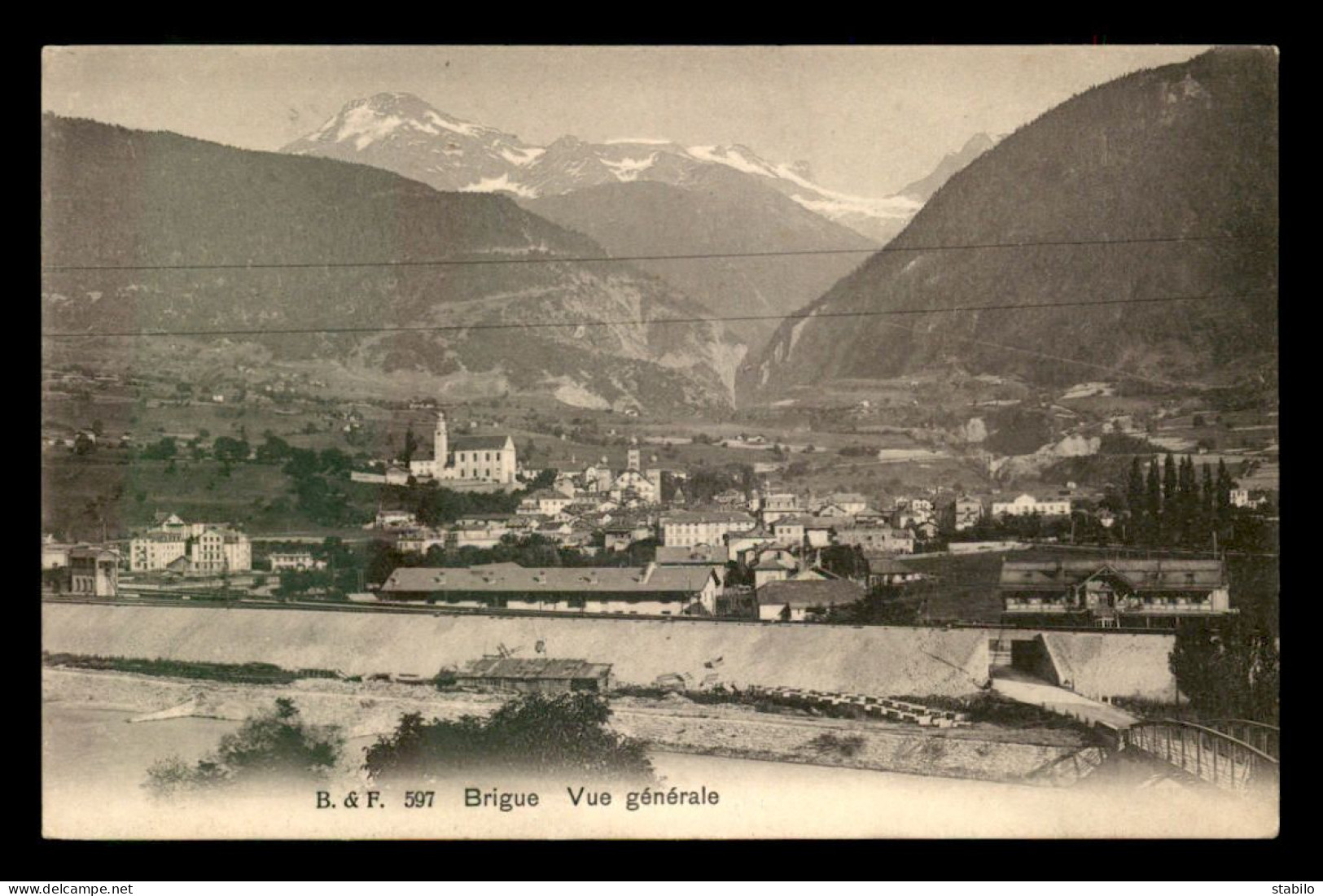 SUISSE - BRIGUE - VUE GENERALE - Sonstige & Ohne Zuordnung