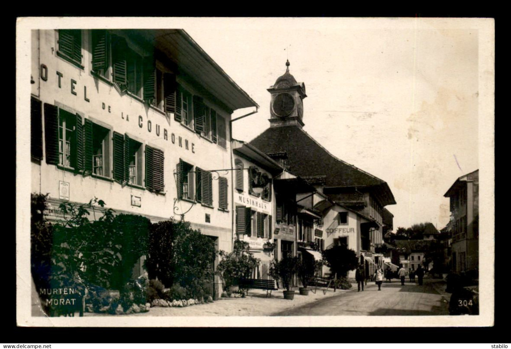 SUISSE - MORAT - HOTEL DE LA COURONNE - VOIR L'ETAT - Autres & Non Classés