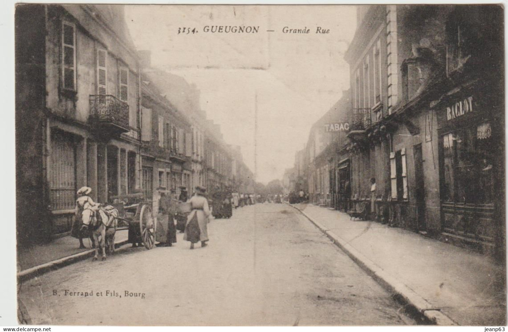 3154. GUEUGNON - Grande Rue - Gueugnon