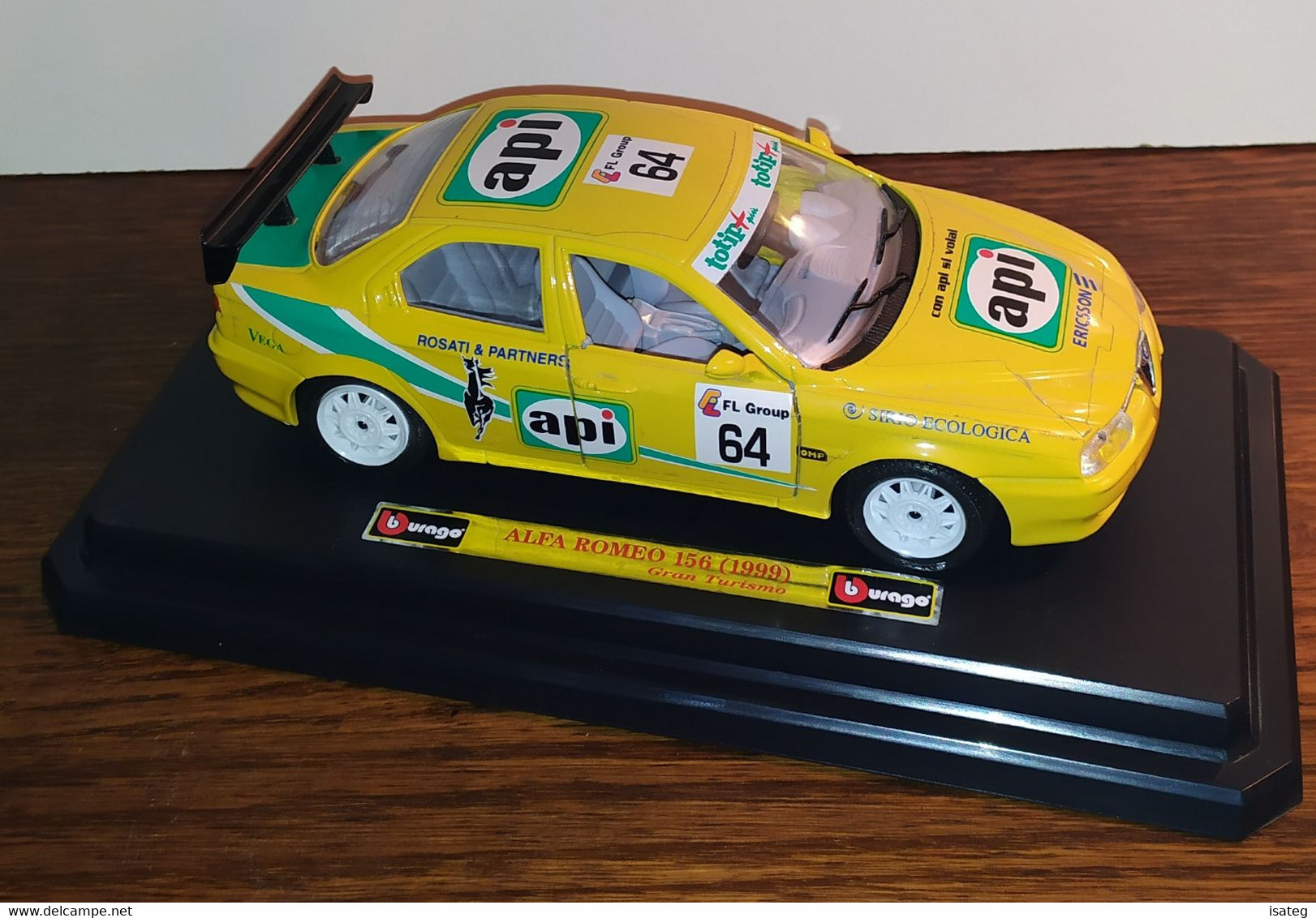 Voiture Alfa Roméo 156 (1999) - Gran Turismo - 1/24è-Burago - Burago