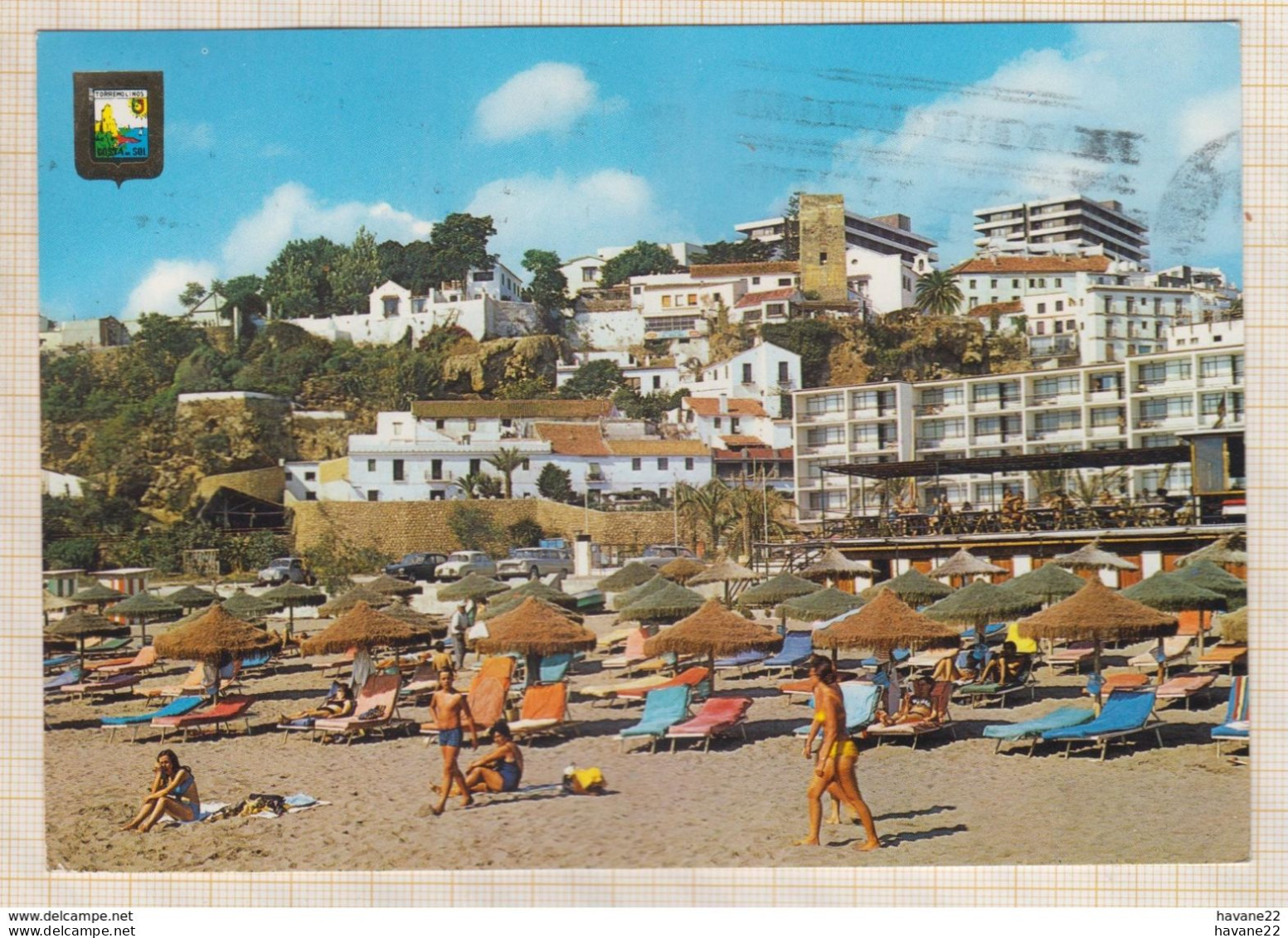 8AK4290 TORREMOLINOS - Playa Del Bajondillo 2 SCANS - Malaga