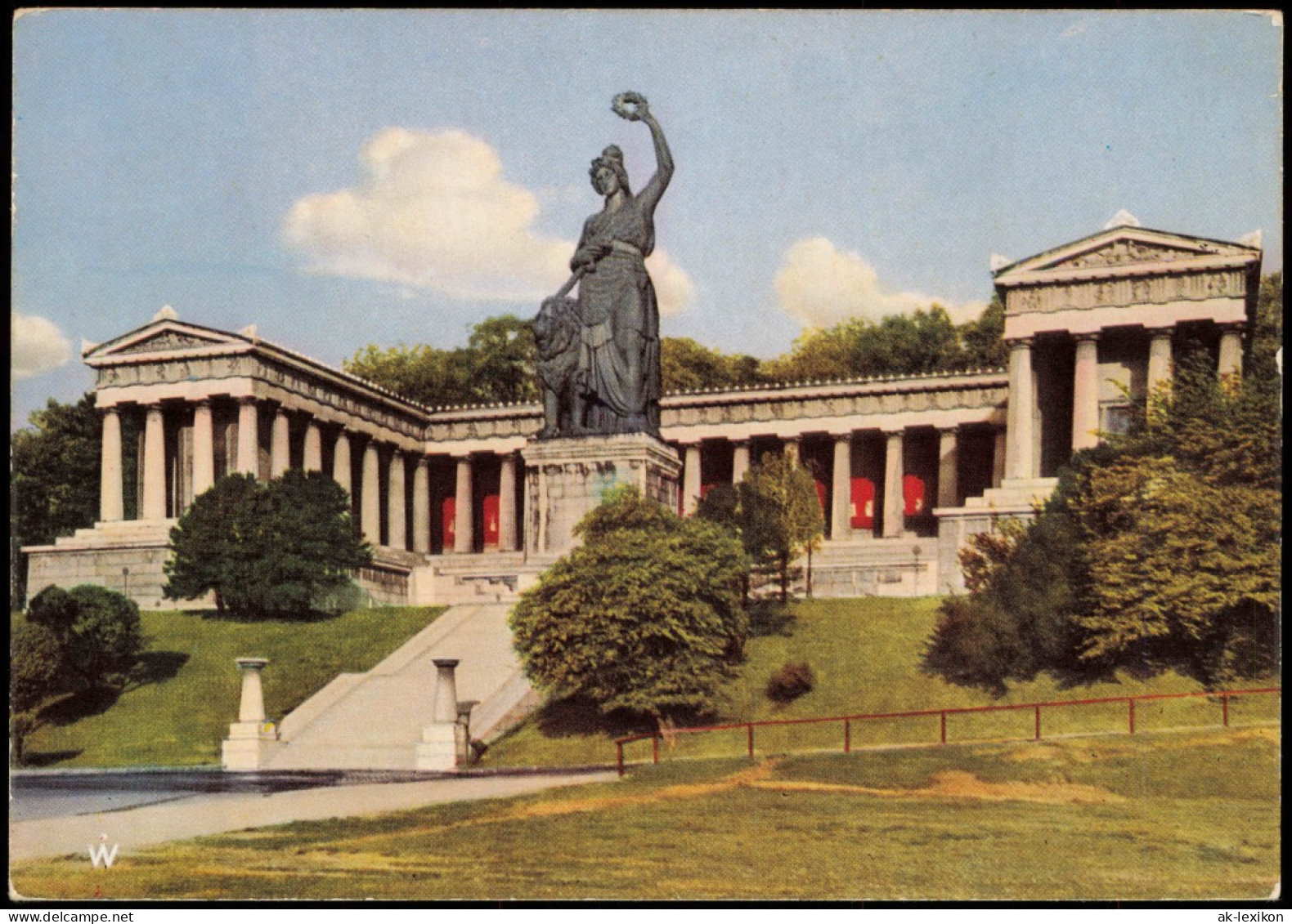 Ansichtskarte Ludwigsvorstadt-München Bavaria Mit Ruhmeshalle 1962 - Muenchen