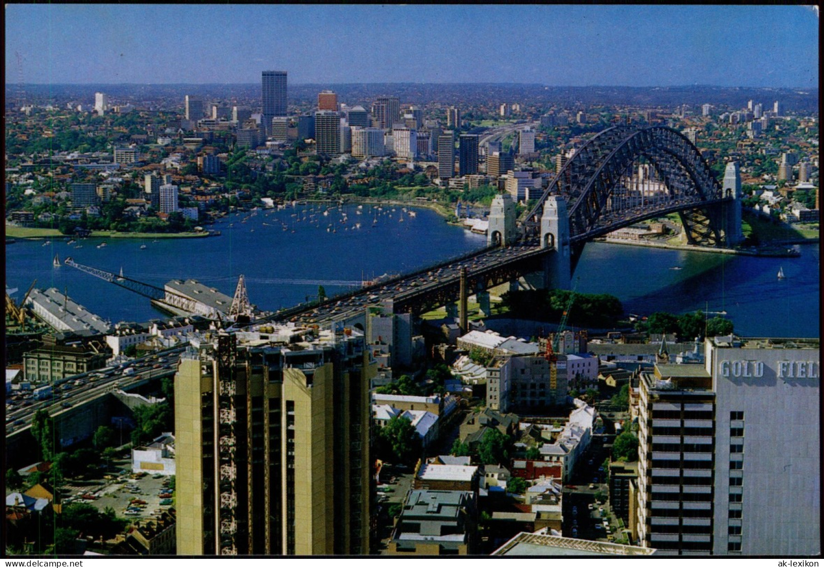 Postcard Sydney Harbour View From North 1983  Gel. Air Mail - Sydney