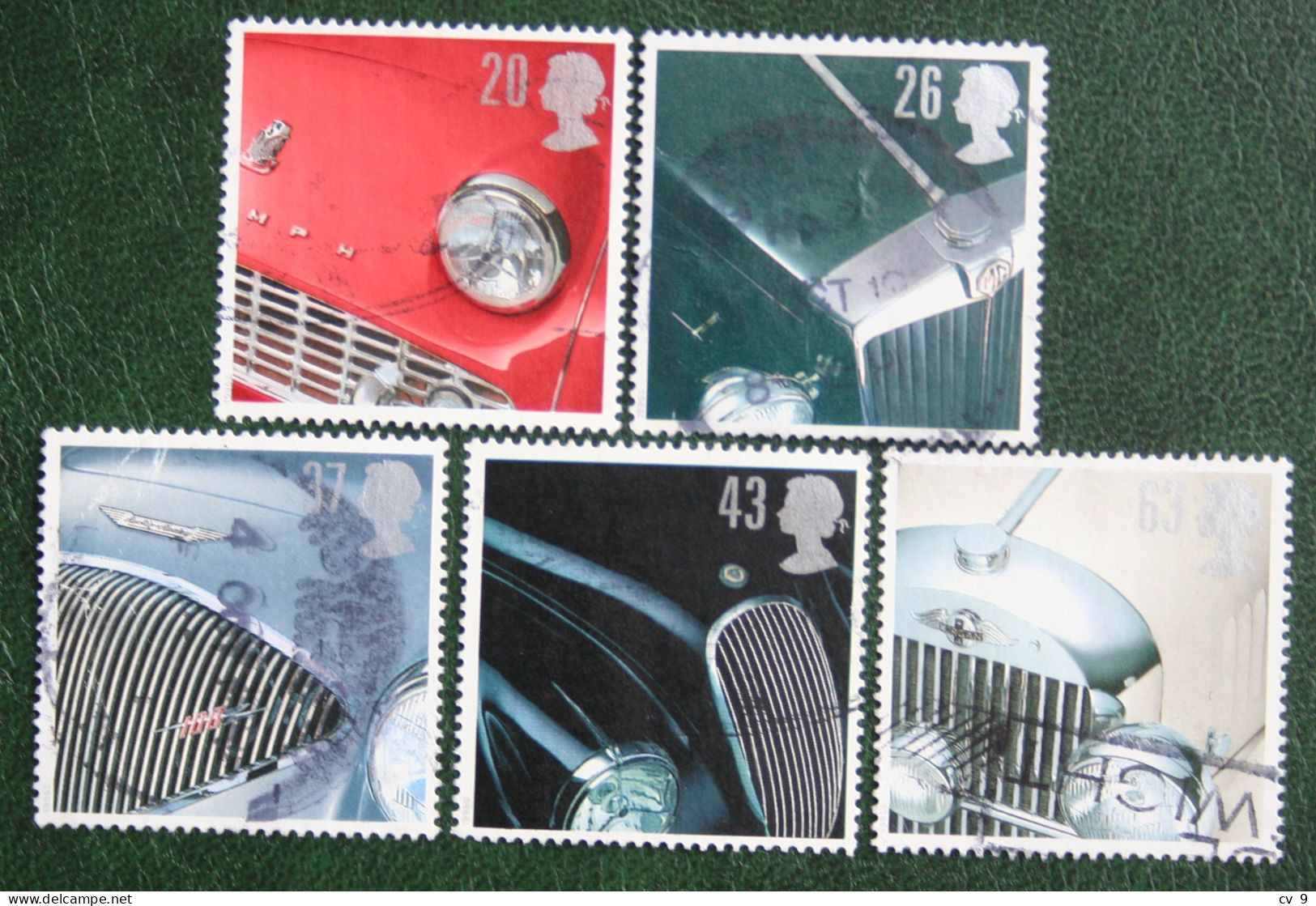 CLASSIC SPORTS CARS Auto Voiture (Mi 1657-1661) 1996 Used Gebruikt Oblitere ENGLAND GRANDE-BRETAGNE GB GREAT BRITAIN - Used Stamps