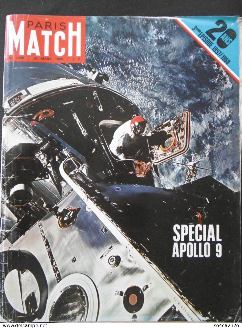 Paris Match N°1038 29 Mars 1969 Spécial Apollo 9 - General Issues