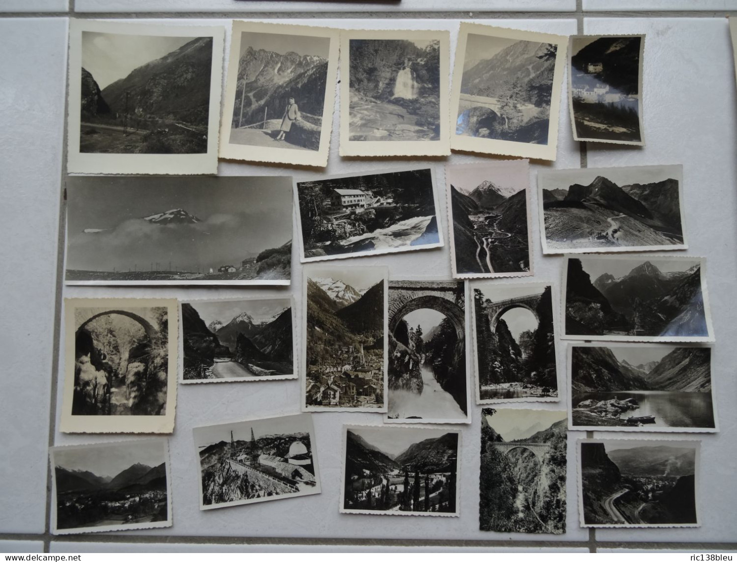 21 PHOTOGRAPHIES ORIGINALES Années 1950 CAUTERETS PYRÉNÉES formats Divers - Europe