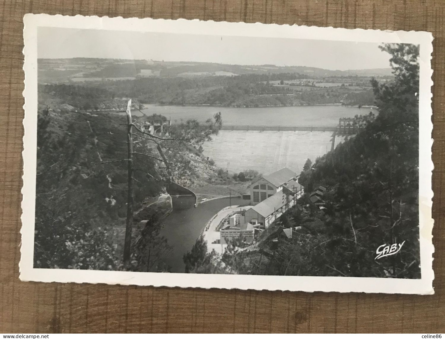 Barrage De Guerledan Près MUR De BRETAGNE Vue Générale Canal De Nantes à Brest Et Le Lac - Autres & Non Classés