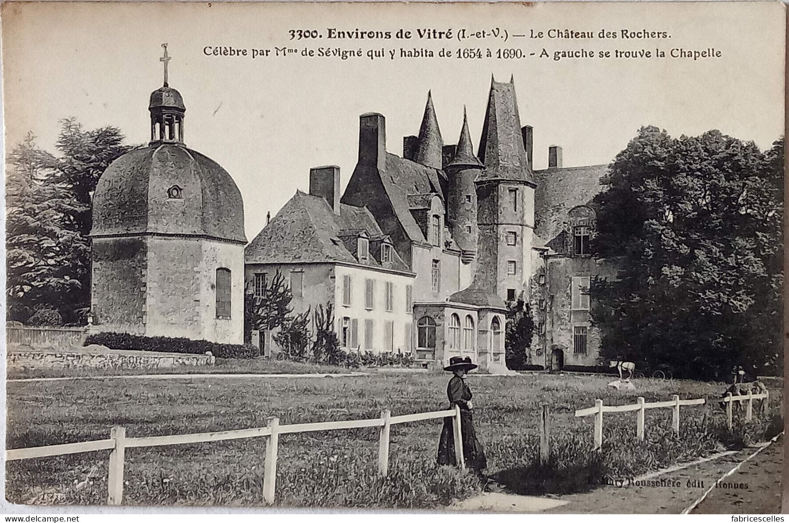 CPA Non Circulé , Environs De Vitré (Ille Et Vilaine) - Le Château Des Rochers.  (104) - Vitre