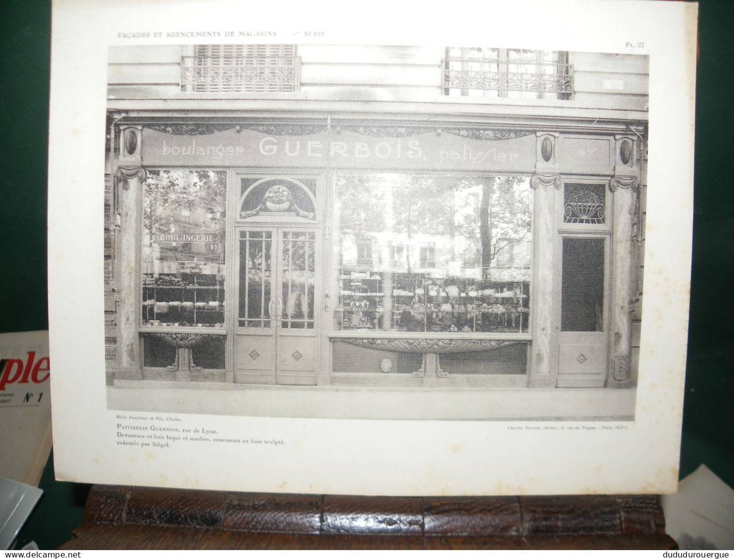 FACADE DE LA BOULANGERIE PATISSERIE GUERBOIS , RUE DE LYON - Unclassified