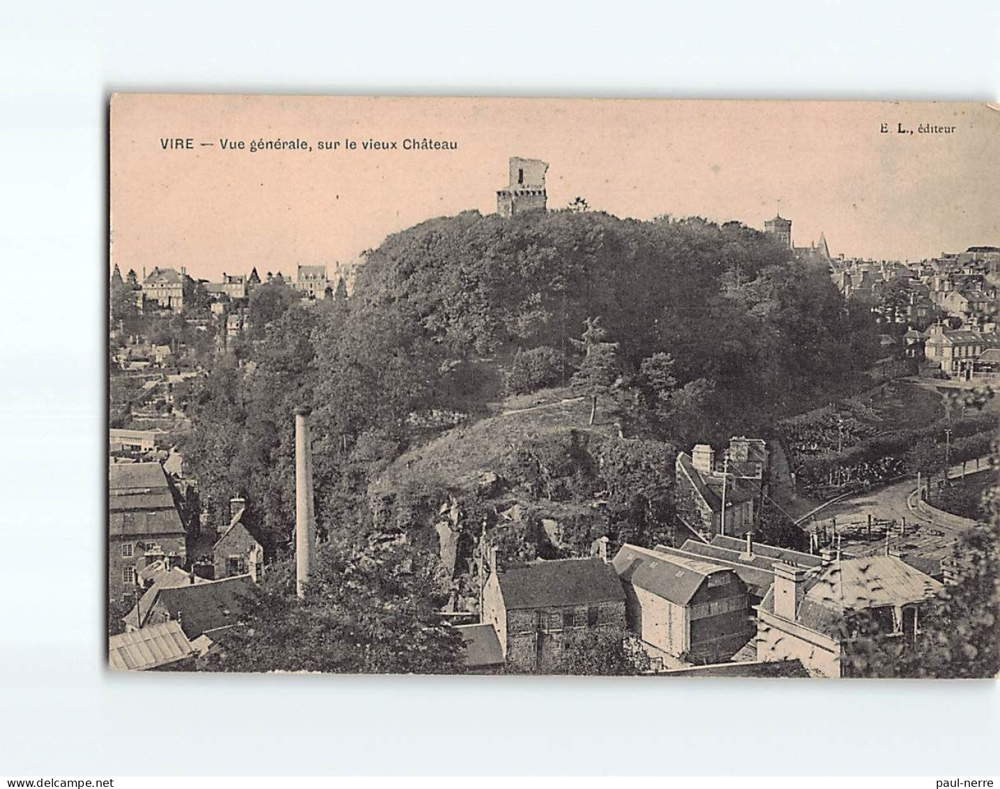 VIRE : Vue Générale Sur Le Vieux Château - Très Bon état - Vire