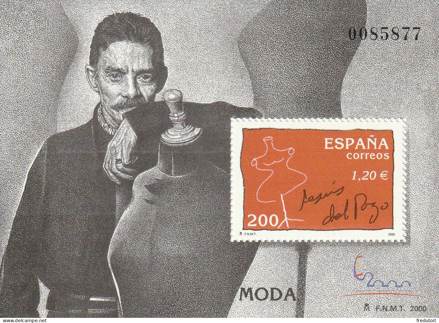 ESPAGNE - BLOC N°88 ** (2000) Jesus Del Pozo - Blocs & Feuillets