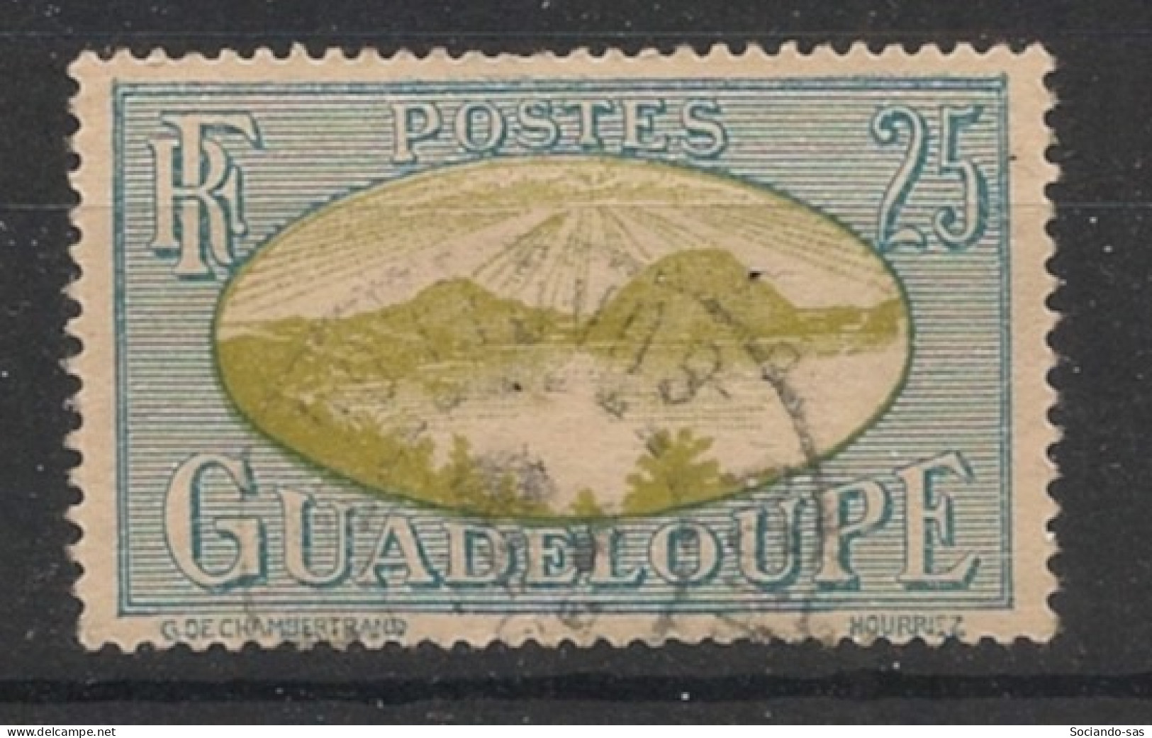 GUADELOUPE - 1928-38 - N°YT. 106 - Rade Des Saintes 25c - Oblitéré / Used - Gebruikt