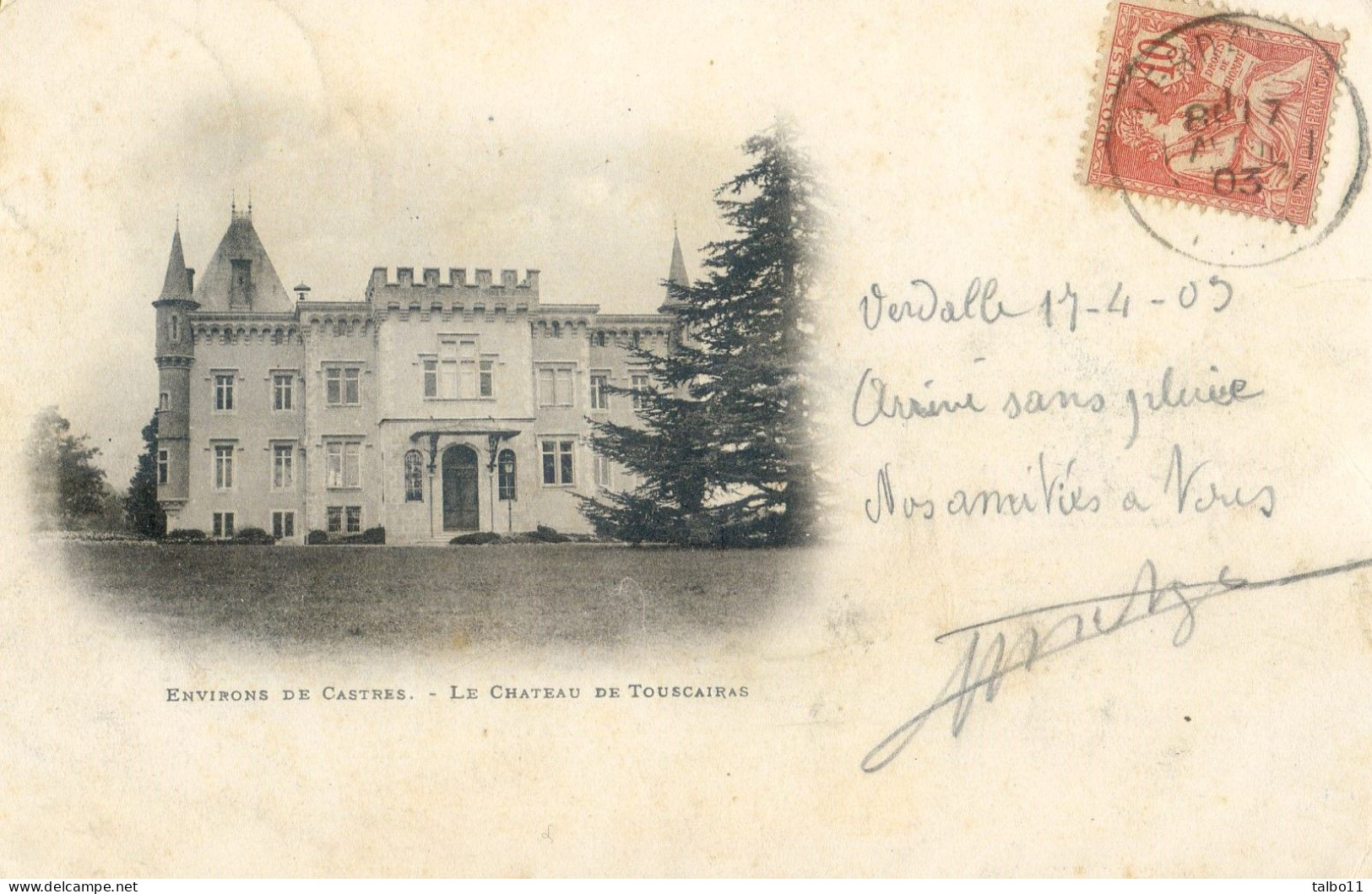 81 - Environs De Castres - Le Château De Touscairas - Other & Unclassified