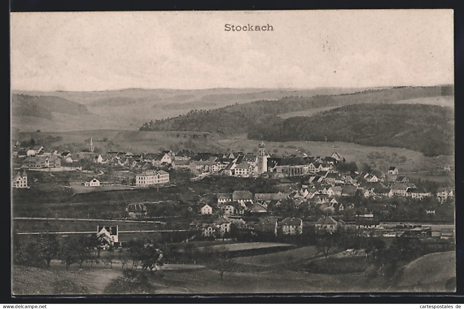 AK Stockach, Blick Auf Den Ort  - Stockach